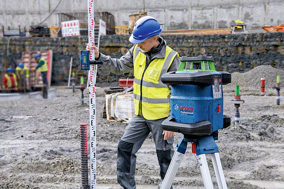 Bosch Professional 0601069T00 Récepteur pour laser rotatif Adapté pour (marque de niveaux) Bosch