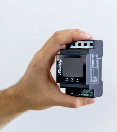 Relais pour rail DIN Shelly Shelly Pro 4PM Bluetooth, Wi-Fi