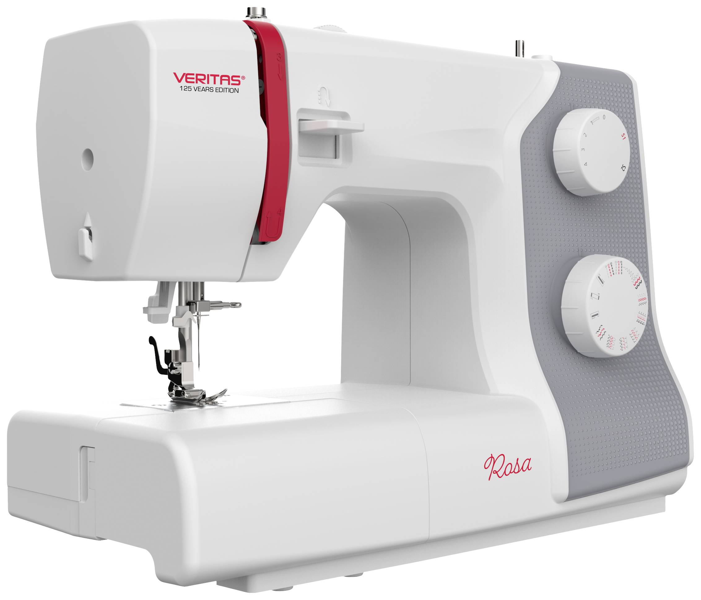 Veritas Machine à coudre bras libre Rosa blanc, rouge