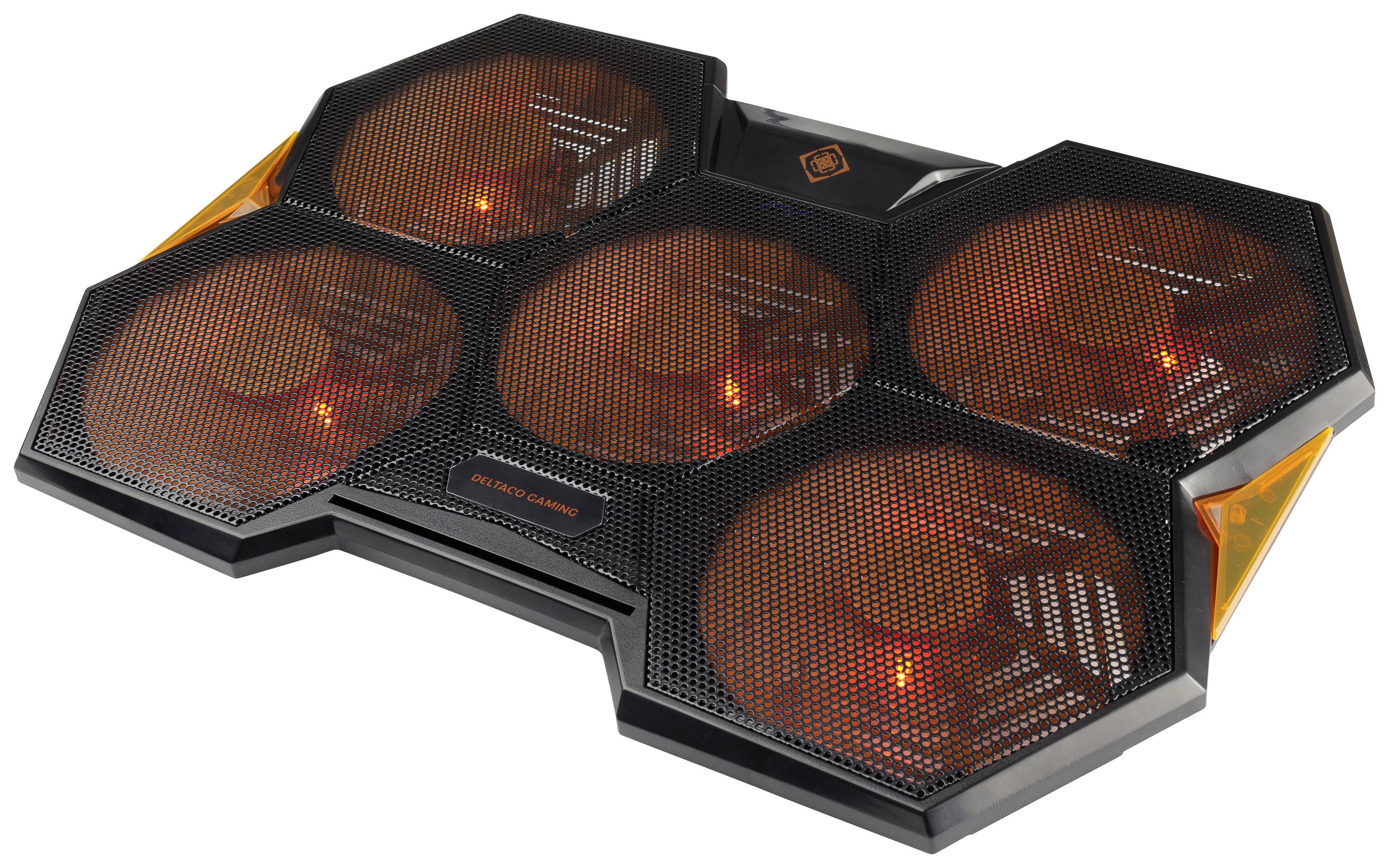 DELTACO GAMING GAM-072 Support d'ordinateur portable avec fonction refroidissante