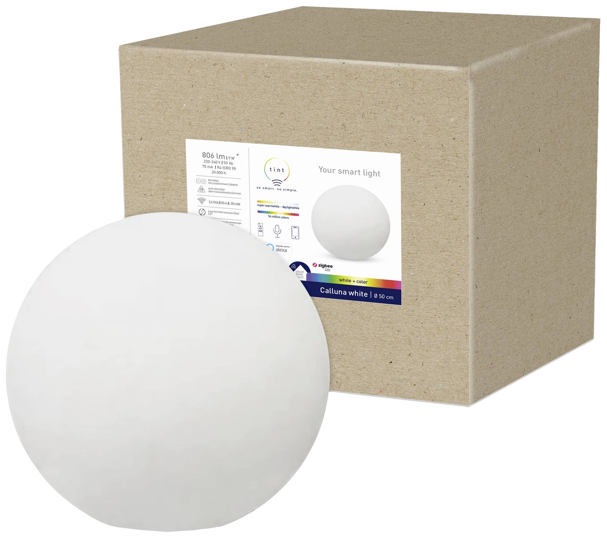 Müller-Licht tint Lampe de jardin LED tint Calluna E27 9 W RVBB