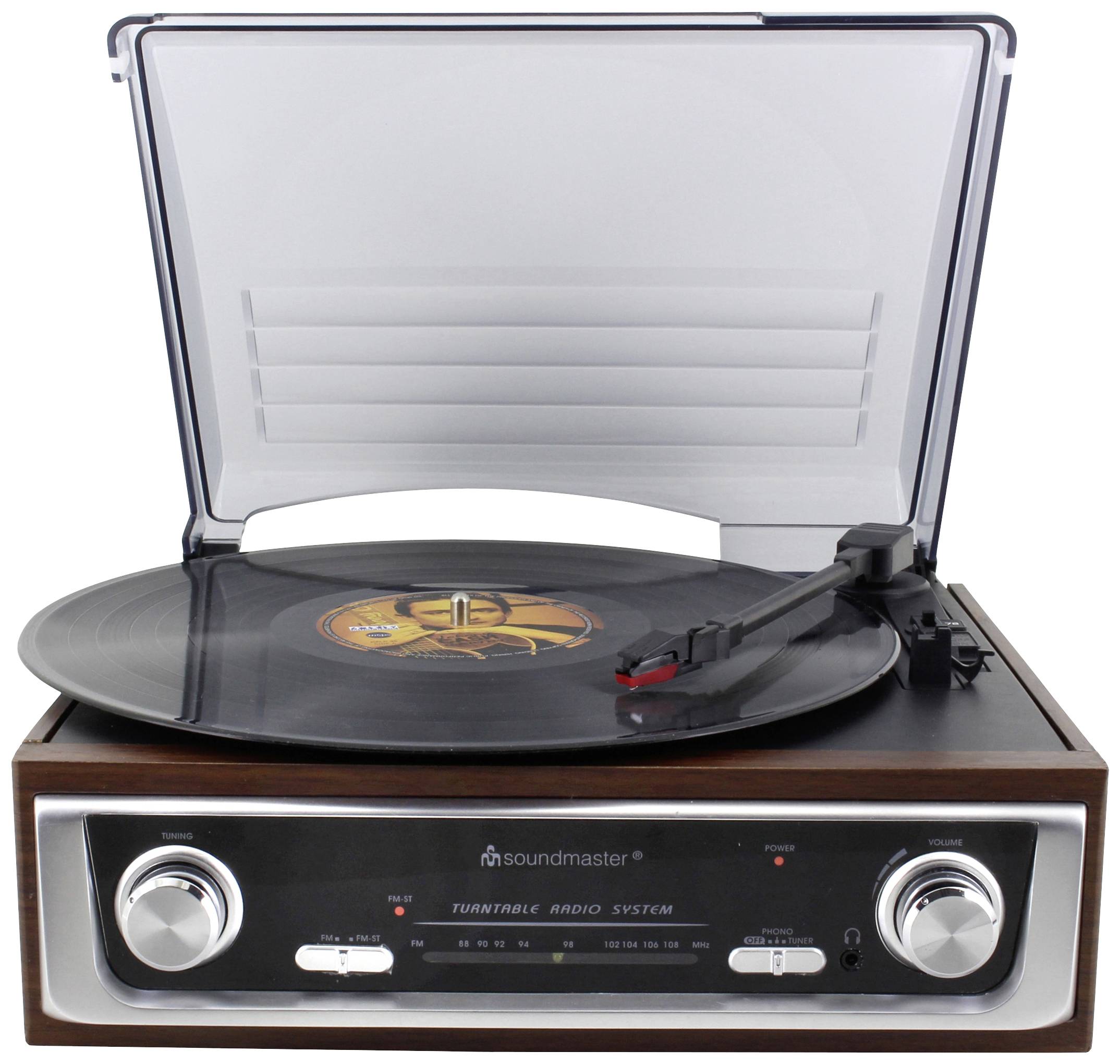 soundmaster PL196H Platine marron