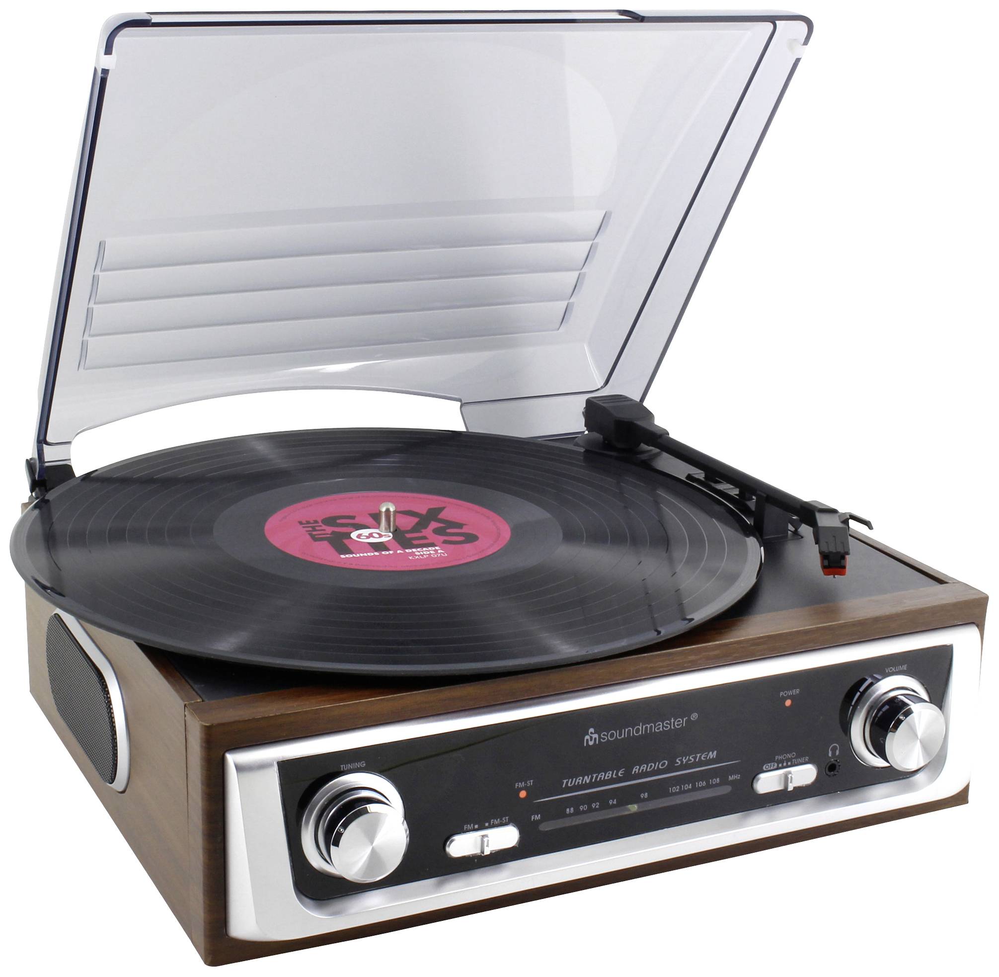 soundmaster PL196H Platine marron