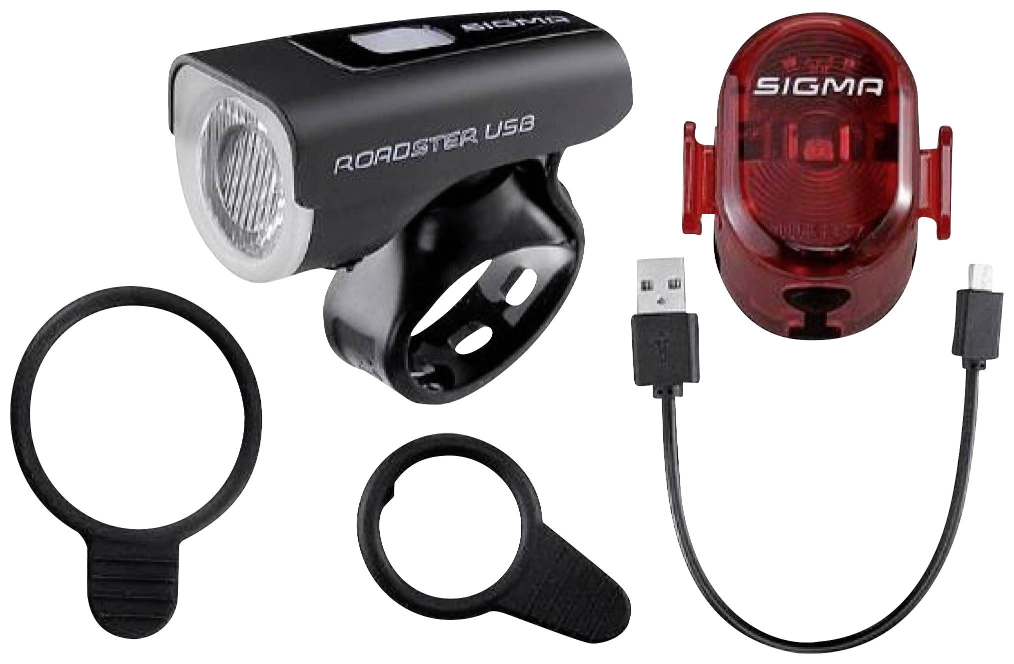 Sigma Kit d'éclairage de vélo Roadster