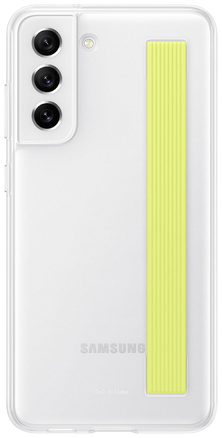 Samsung Slim Strap Cover Coque arrière Samsung Galaxy S21 FE 5G blanc