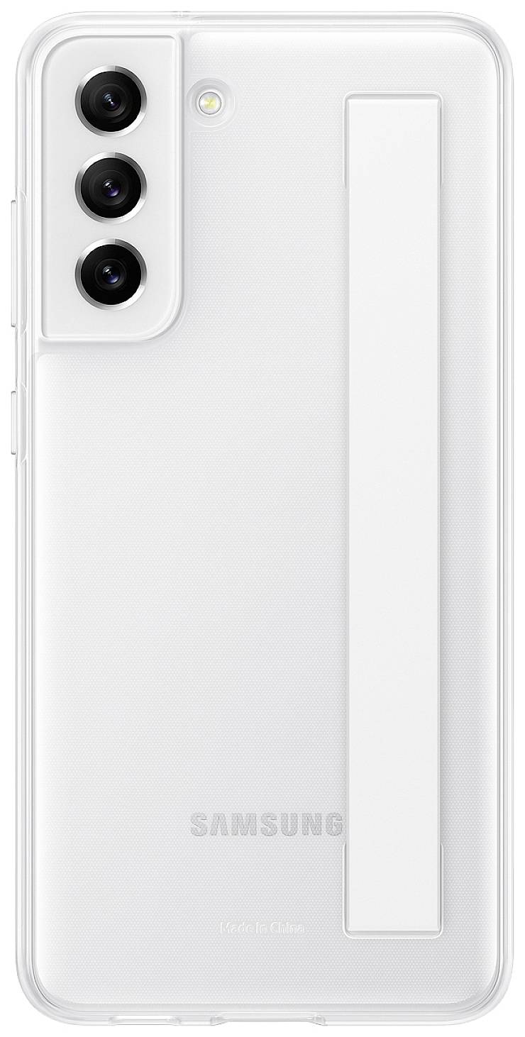 Samsung Slim Strap Cover Coque arrière Samsung Galaxy S21 FE 5G blanc