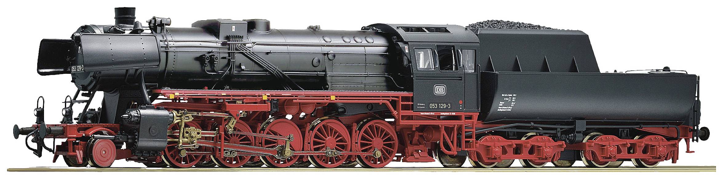 Roco 78141 Locomotive à vapeur 053 129-3 de la DB H0