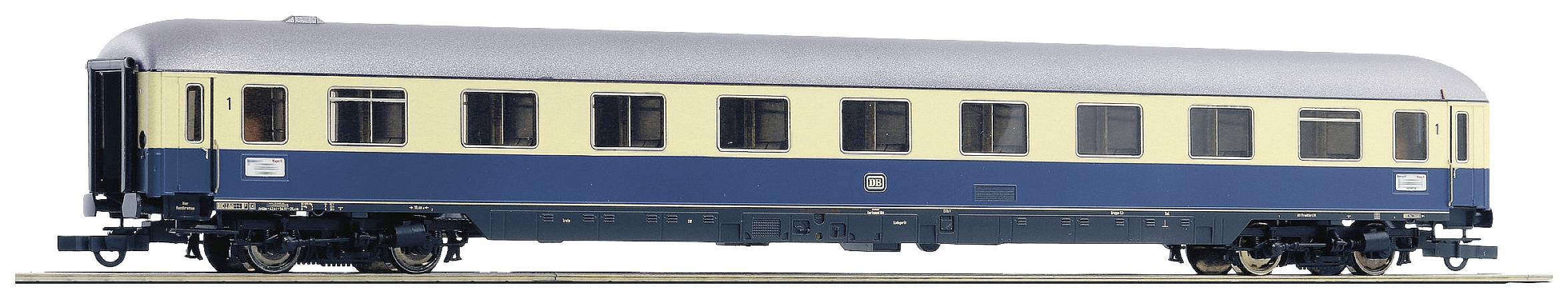 Roco 74256 Wagon à train rapide H0 « Rheinsflèche », DB (DC) Classe genre Av4üm