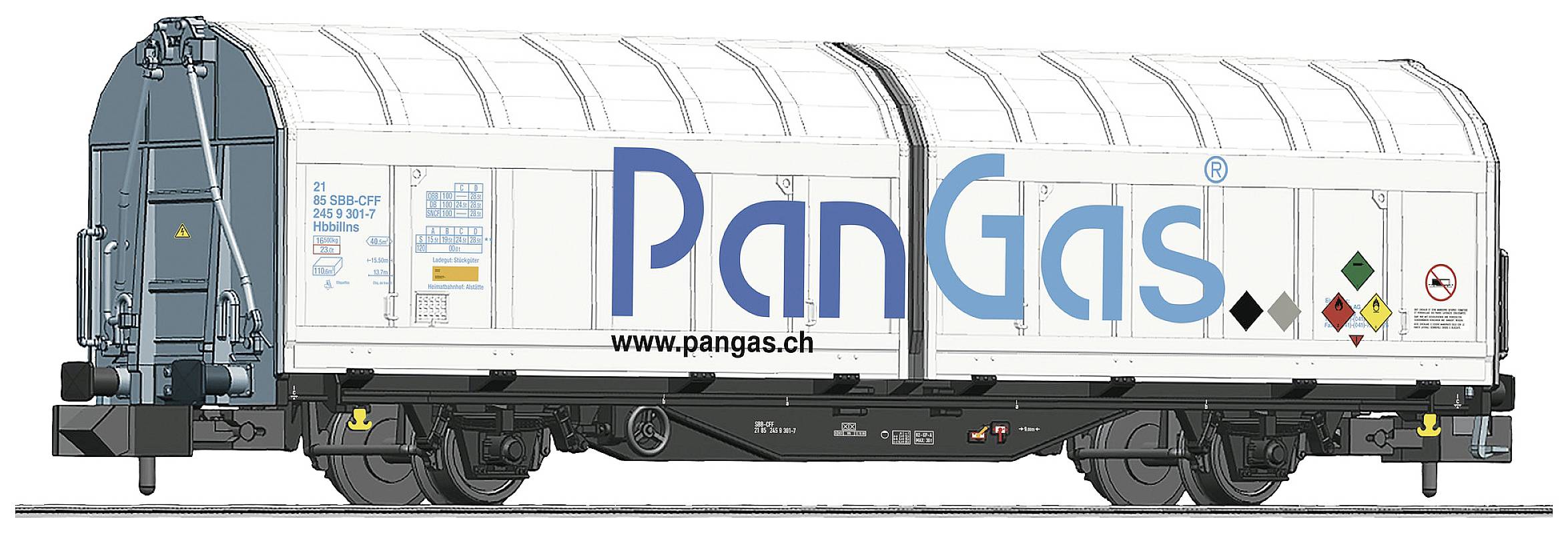 Fleischmann 826254 N chariot mural coulissant du SBB