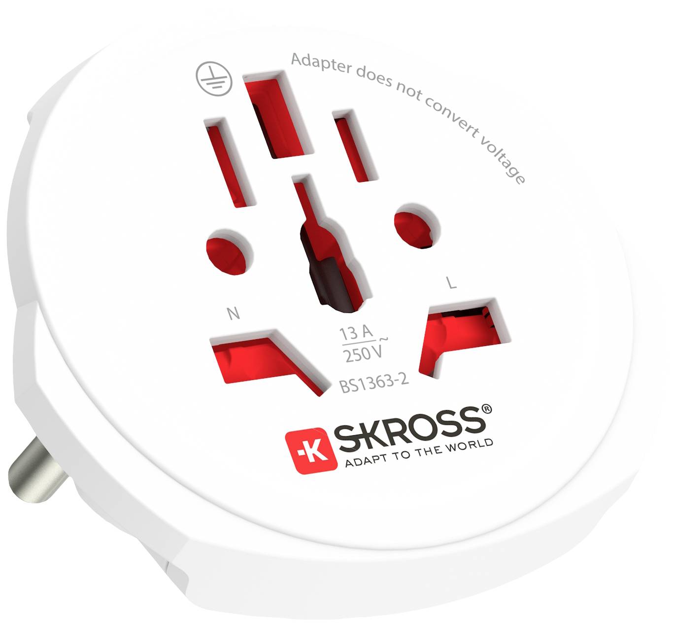 Skross 1302470 Adaptateur de voyage Pro Light USB (2xA) -World