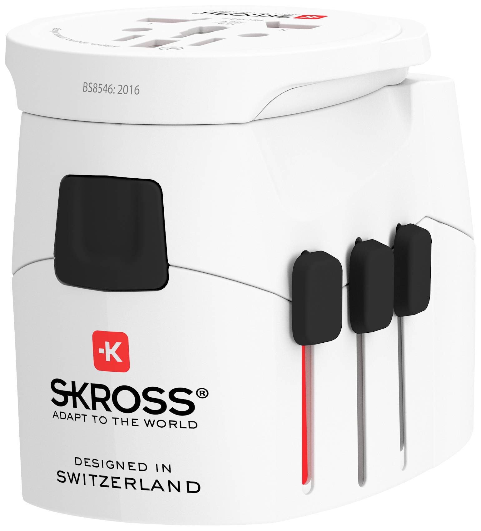 Skross 1302470 Adaptateur de voyage Pro Light USB (2xA) -World
