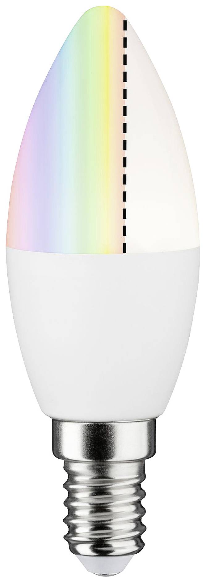 Paulmann 50127 LED CEE 2021 G (A - G) E14 forme de flamme 6.3 W = 40 W blanc chaud (Ø x H) 38 mm x 105 mm 1 pc(s)