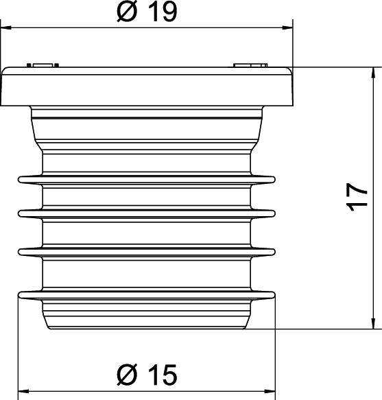 OBO Bettermann 2003737 Bouchon obturateur 25 pc(s)