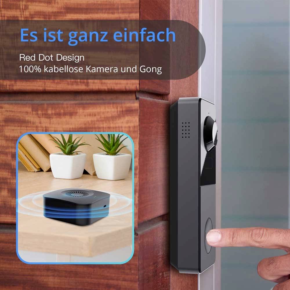 Arenti VBELL1 Interphone vidéo Wi-Fi Set complet