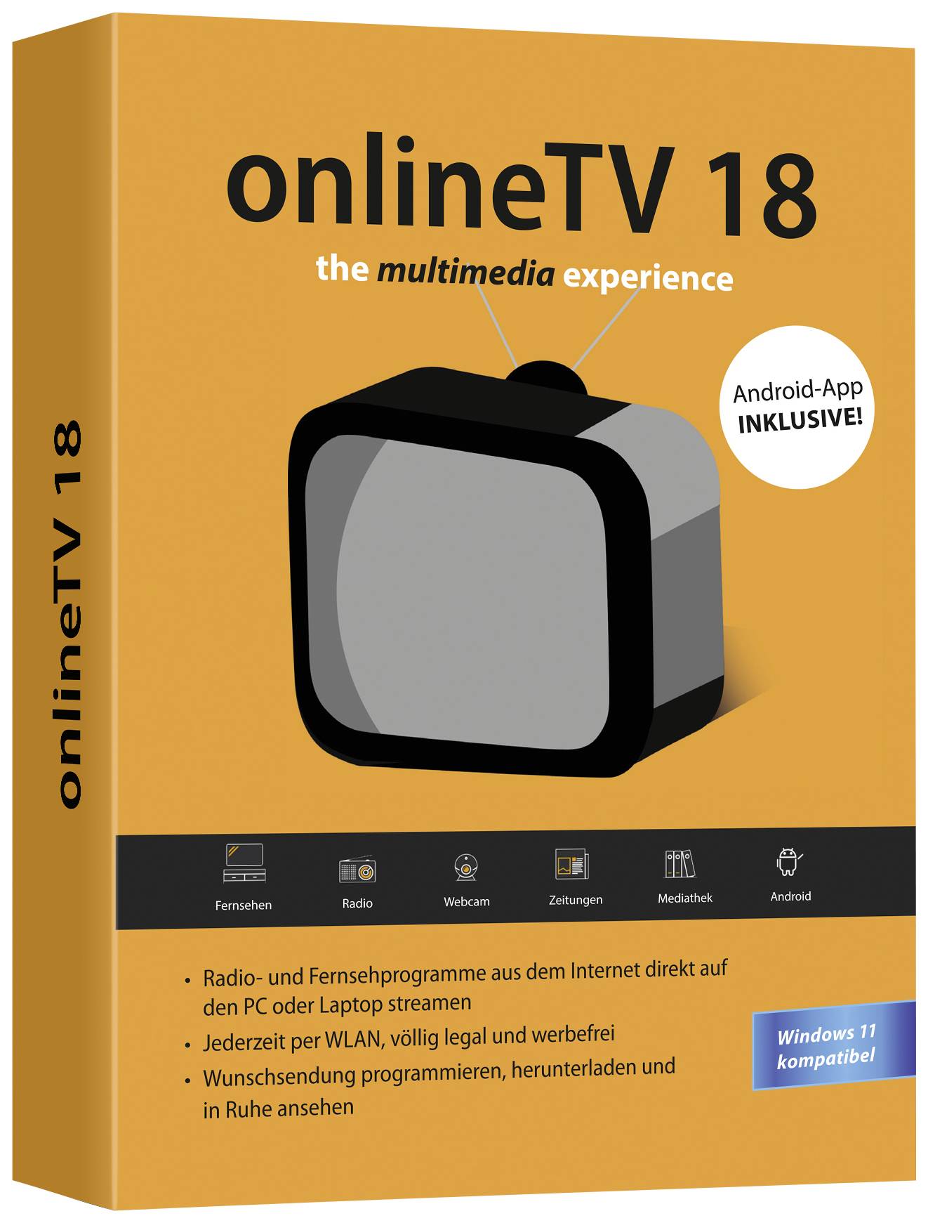 Markt & Technik Online TV18 version complète, 1 licence Windows Logiciel multimédia