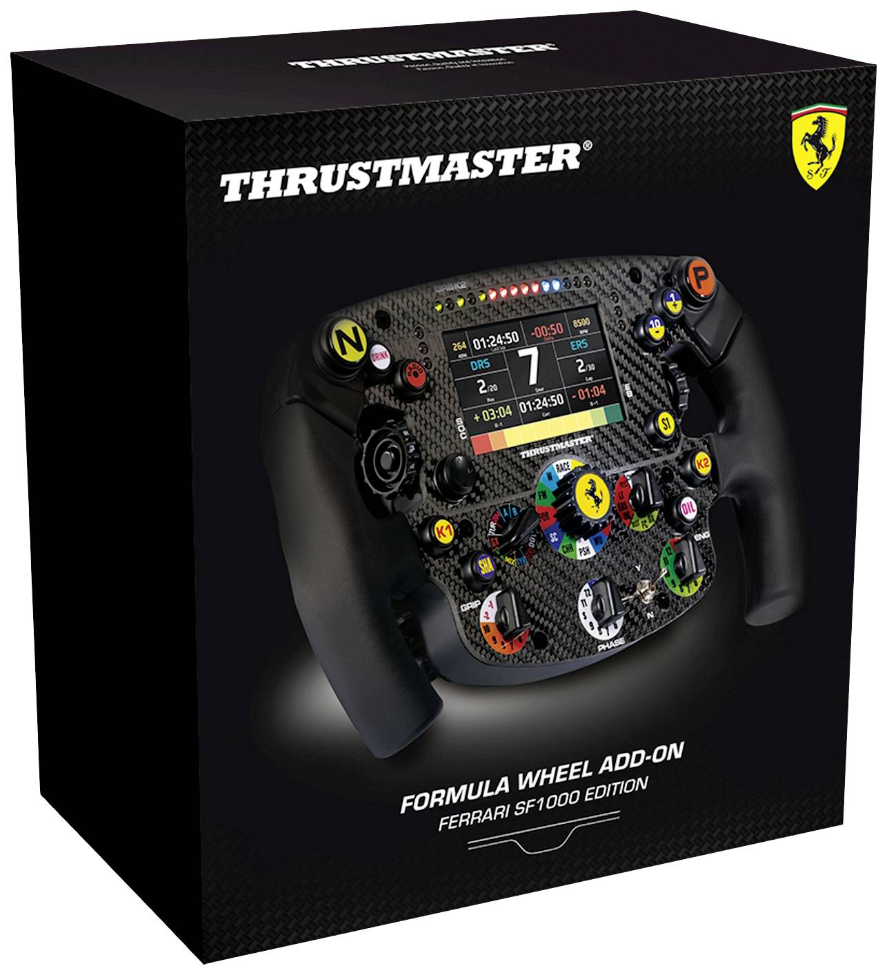 Thrustmaster Formula Wheel Add-On Ferrari SF1000 Edition Extension de volant PC, PlayStation 5, PlayStation 4 noir