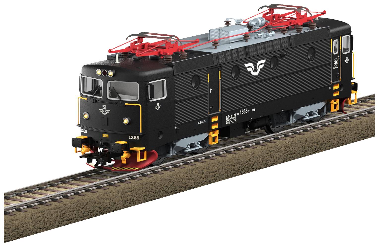 TRIX H0 25280 Locomotive électrique H0 Rc6 de la SJ