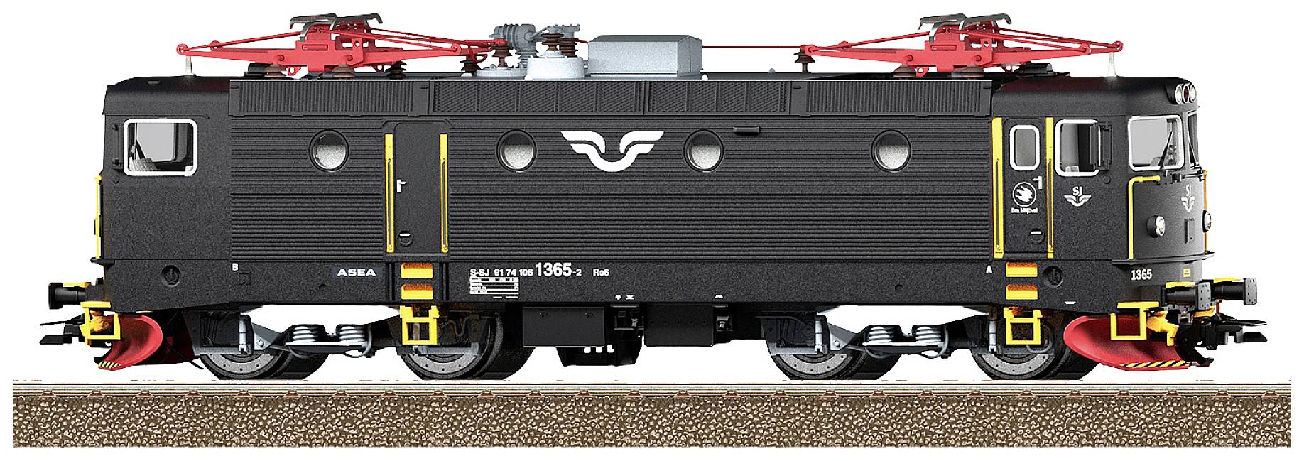 TRIX H0 25280 Locomotive électrique H0 Rc6 de la SJ