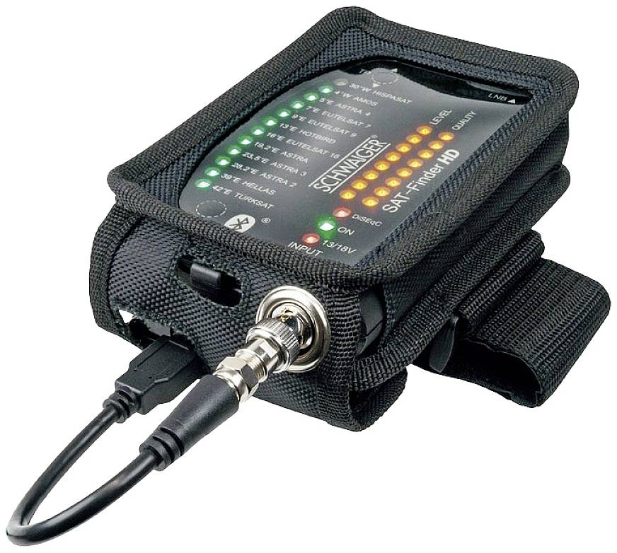 Schwaiger Sat Finder HD + Powerbank Pointeur satellite