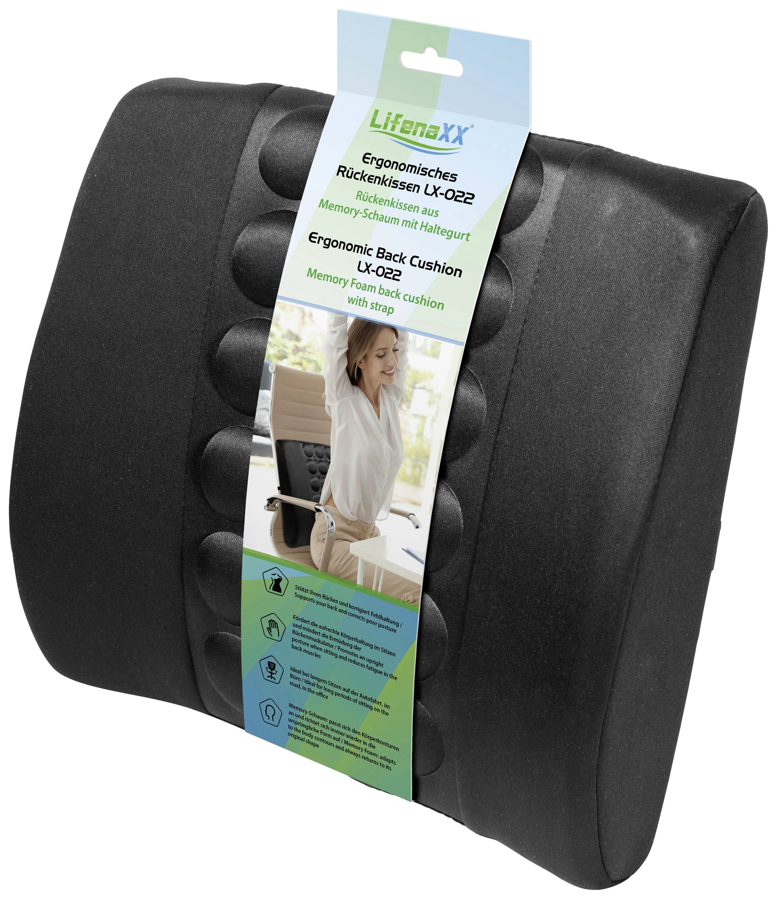 Lifenaxx LX-022 Coussin de massage noir