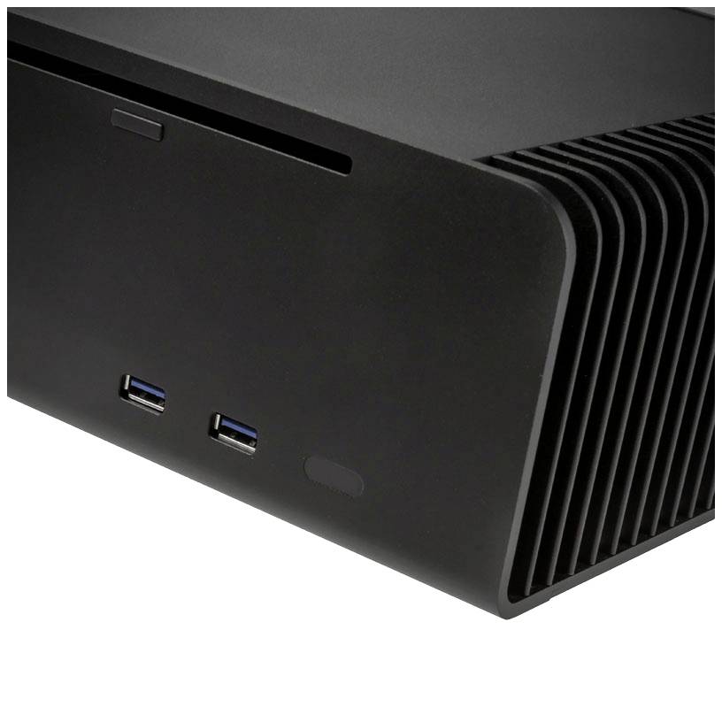 HTPC Streacom ST-FC8B-ALPHA-OPT Boîtier PC noir