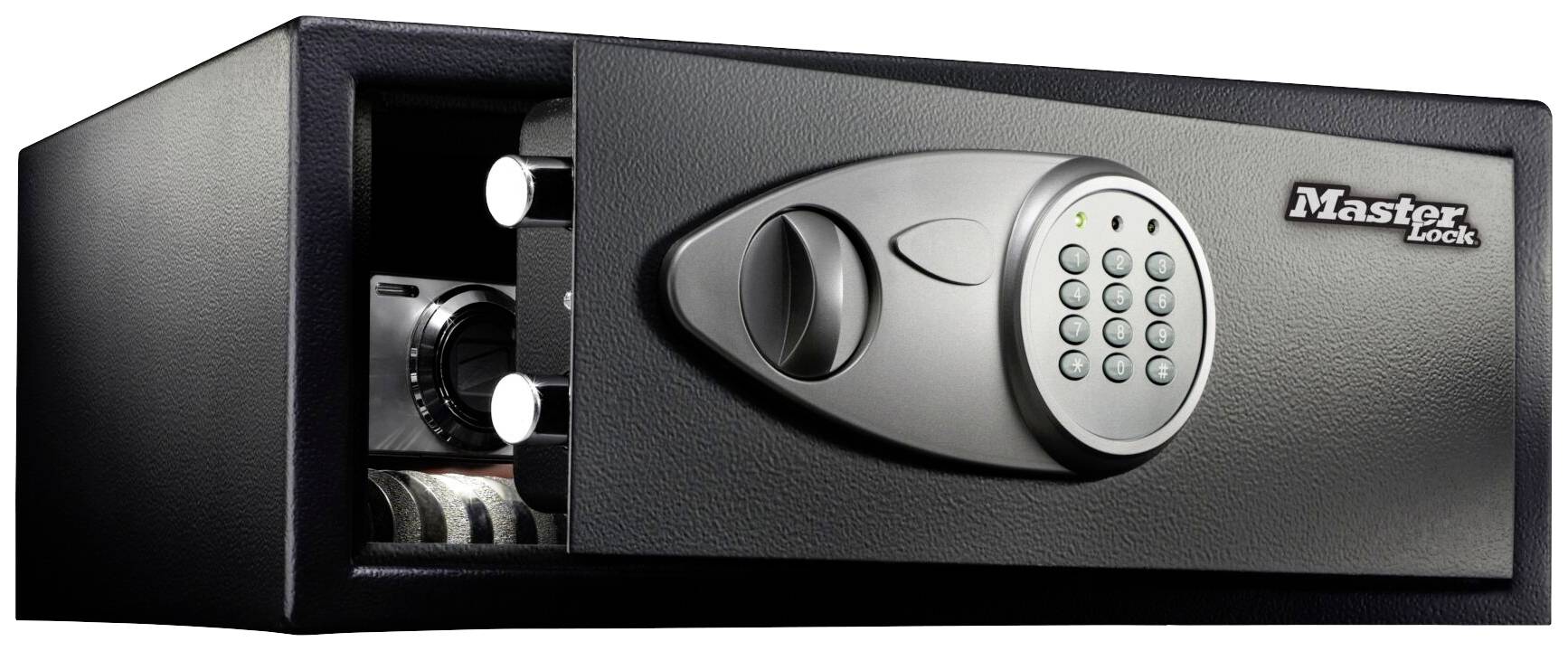 Master Lock P40026 X075ML Coffre-fort avec serrure à combinaison, avec serrure à clé