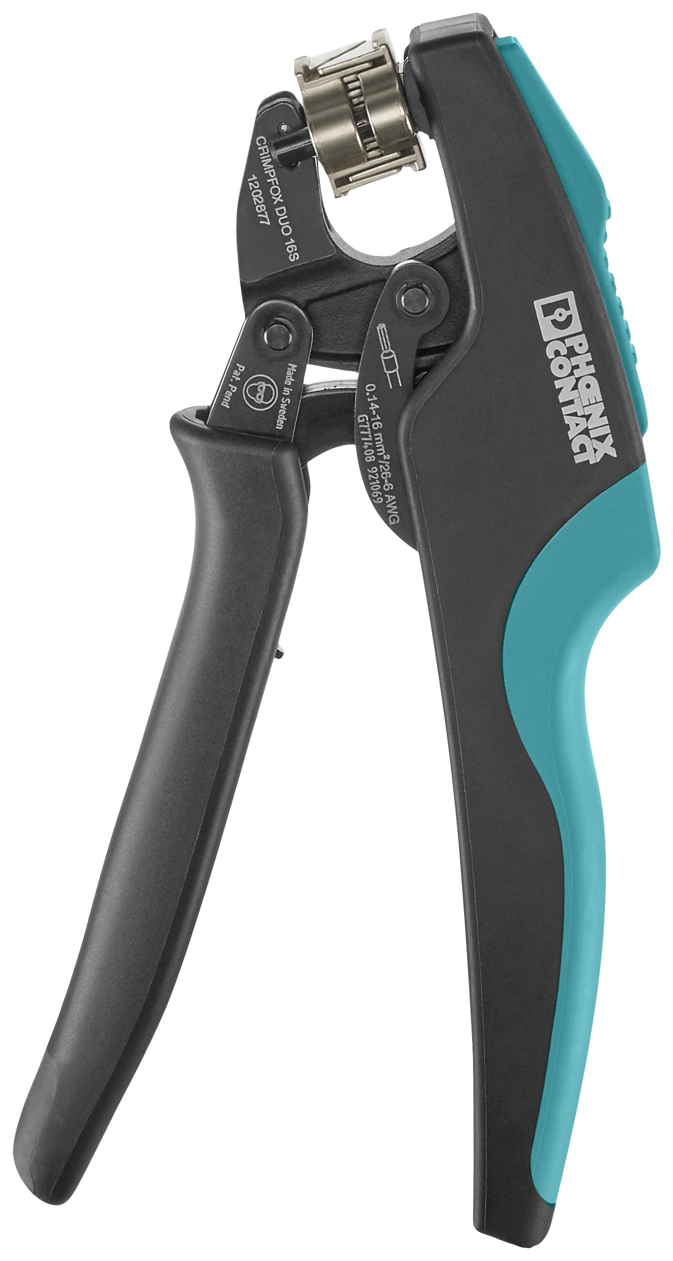 Phoenix Contact CRIMPFOX DUO 16S 1202877 Pince à sertir pour embouts de câble 0.14 à 16 mm²