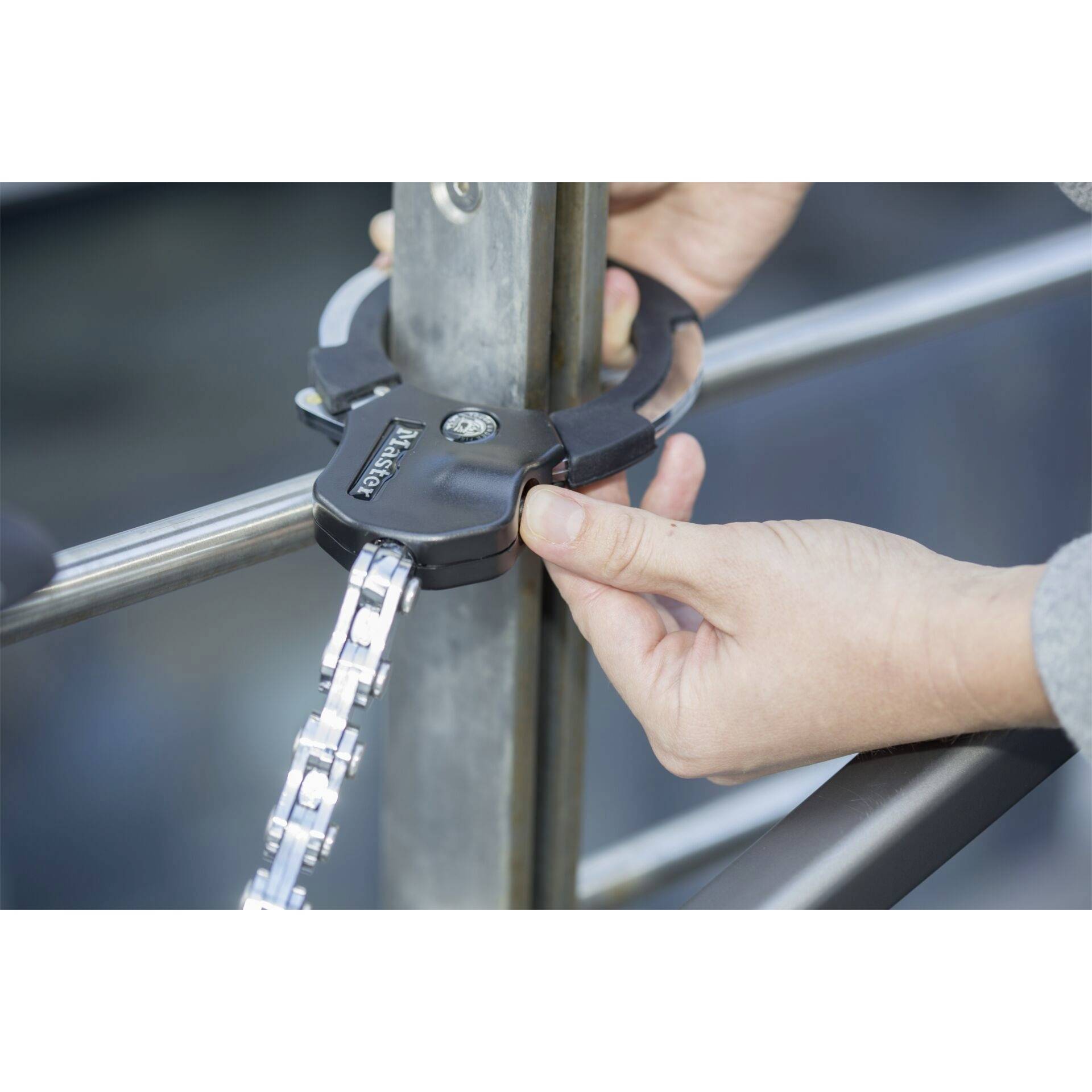 Master Lock 8290EURDPRO Antivol de cadre noir, argent fermeture à clé