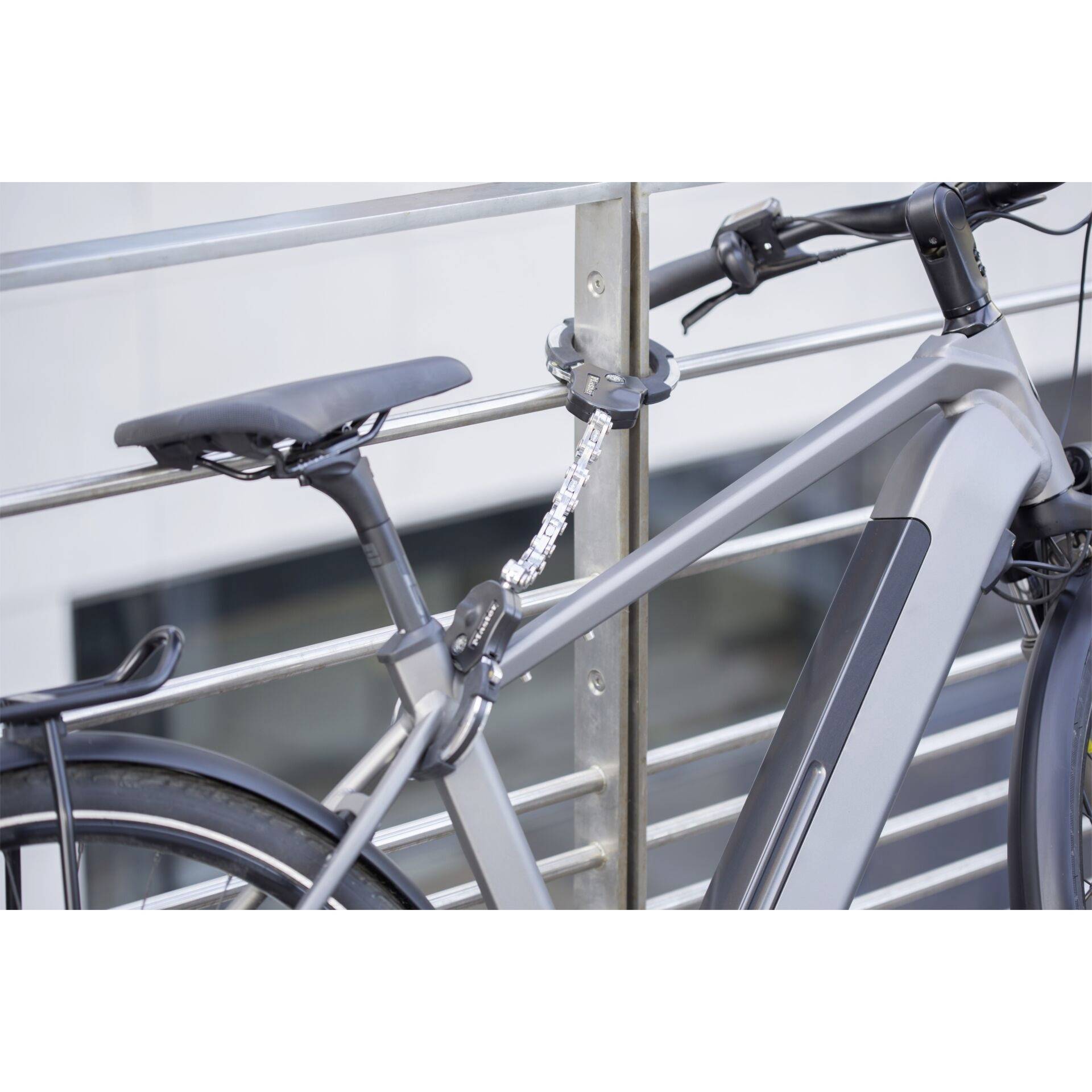 Master Lock 8290EURDPRO Antivol de cadre noir, argent fermeture à clé