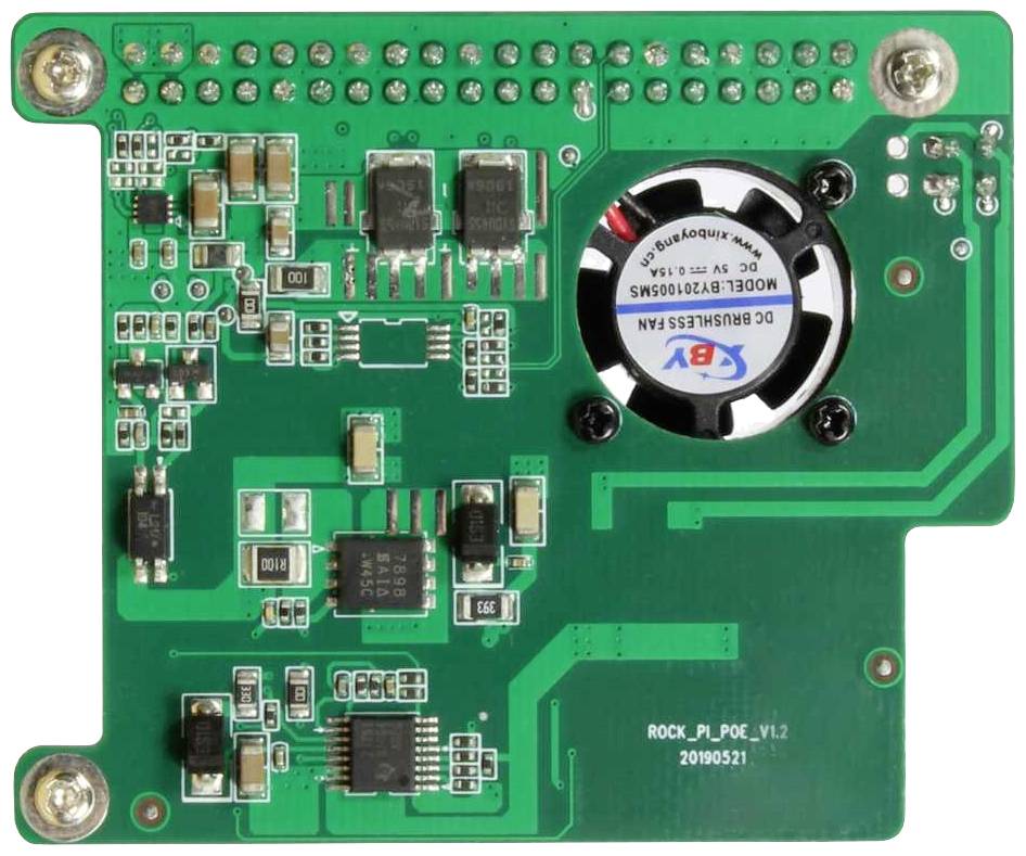 Radxa RockPi_PoE_F4 Carte de développement Convient pour (kits de développement): Rock Pi