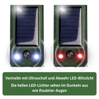 Répulseur d'animaux Gardigo Solar-Tierabwehr Basic Type de fonctions multiple fréquence, éclairage LED 1 pc(s) Répulseur d'animaux Gardigo Solar-Tierabwehr Basic Type de fonctions multiple fréquence, éclairage LED 1 pc(s)