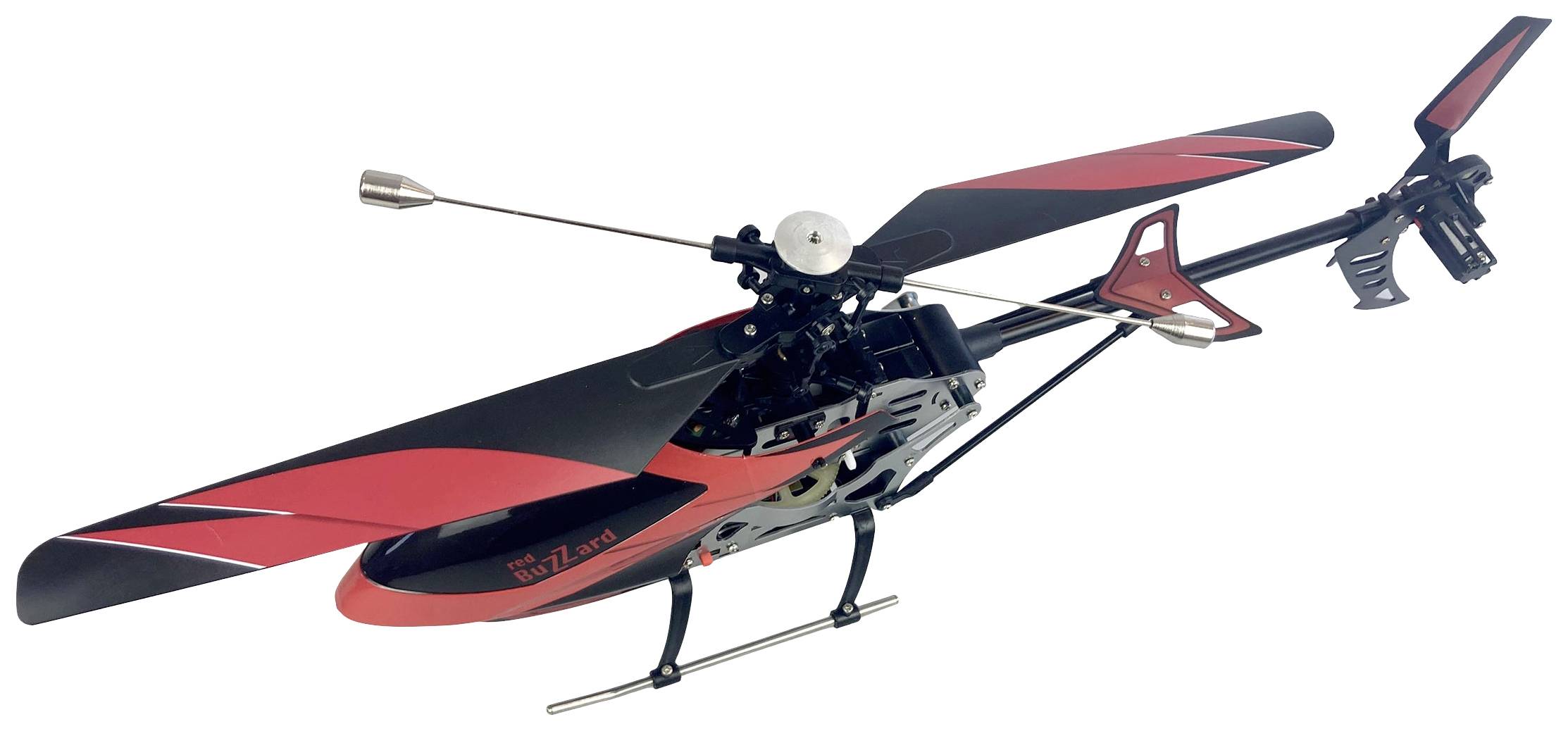 Amewi Buzzard V2 rot Hélicoptère RC débutant prêt à voler (RtF)