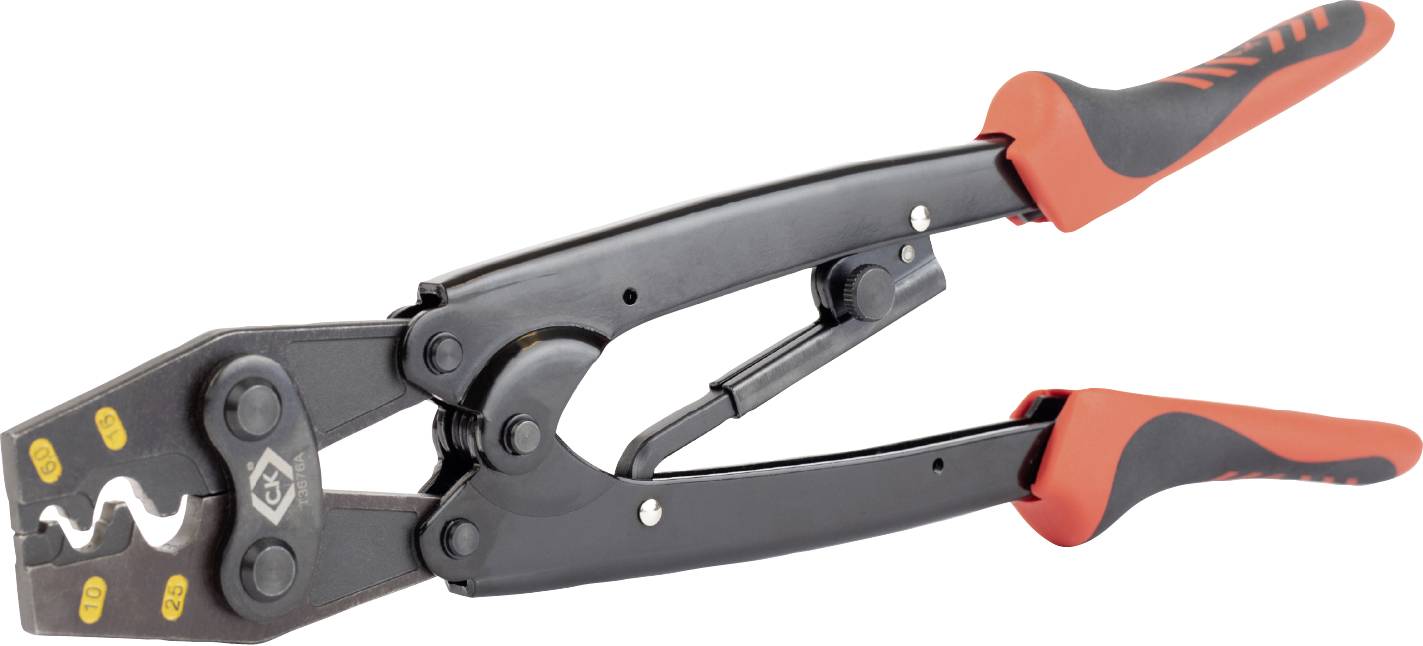C.K T3676A Pince à sertir pour connecteurs de câbles non-isolés 6 à 25 mm²