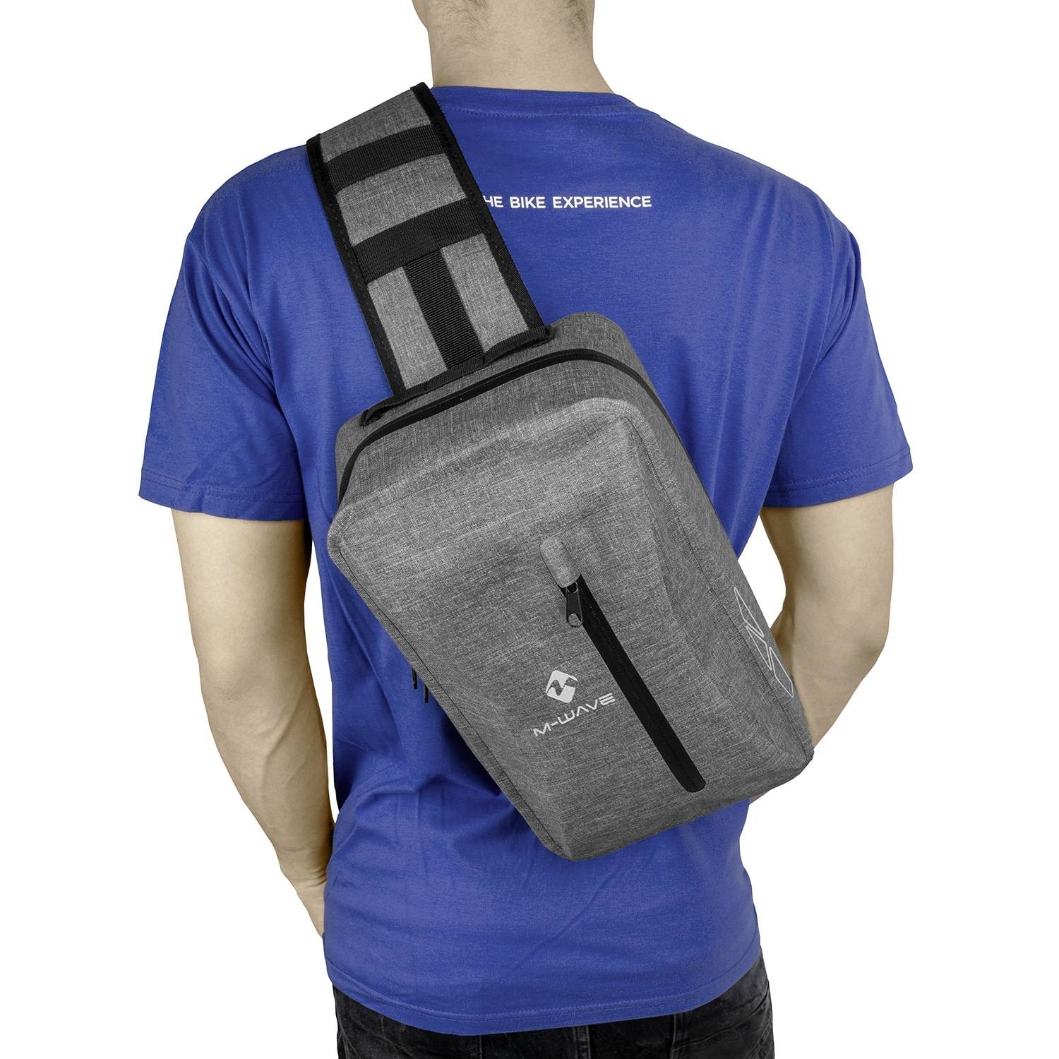 M-Wave Suburban Messenger Compact sacoche de guidon pour scooter gris