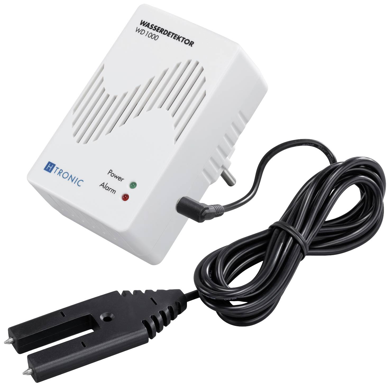 H-Tronic 1114720 WD 1000 Détecteur d'eau avec capteur externe sur prise