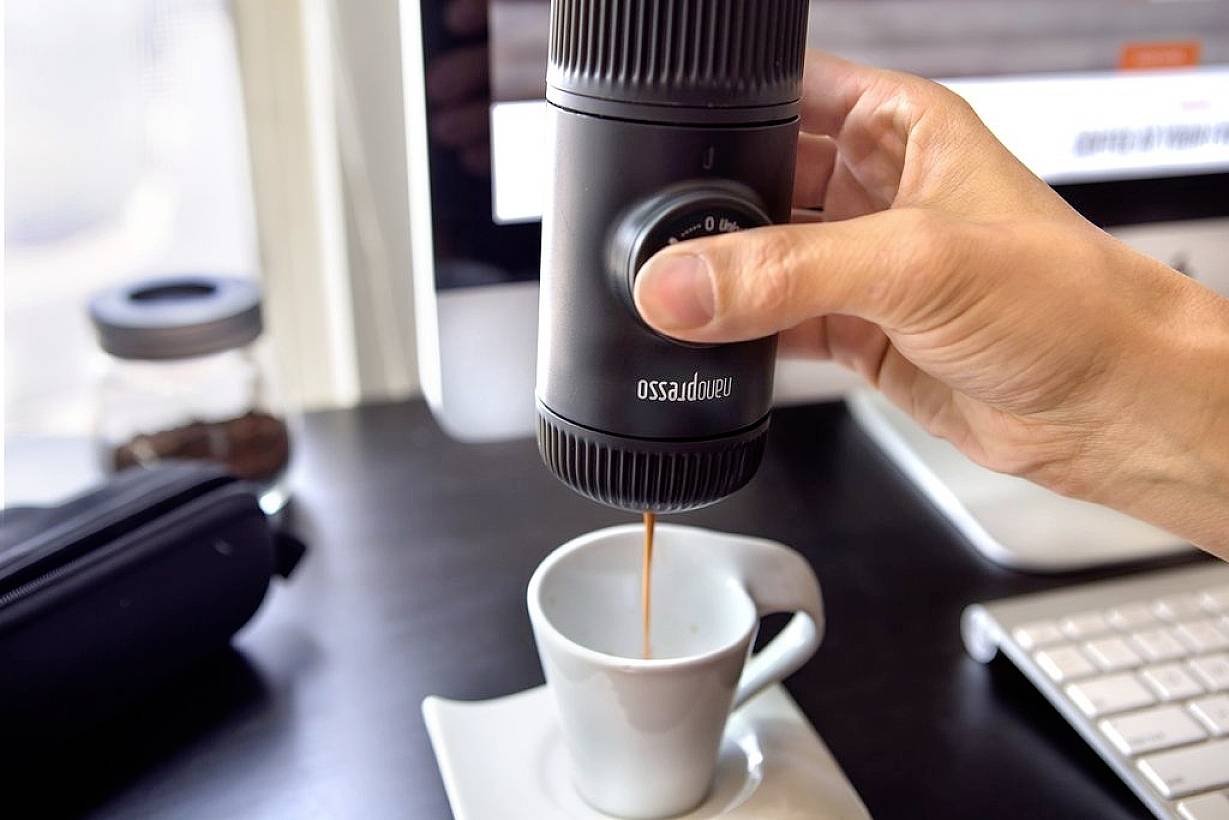 Wacaco Wac-Nano-GR Cafetière gris