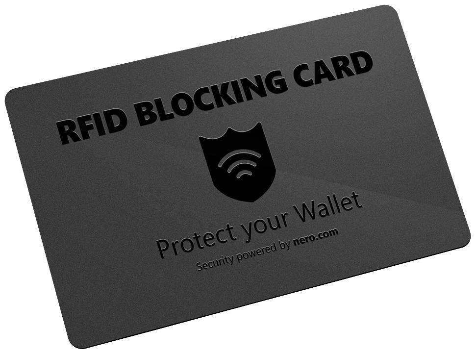Nero Carte de blocage RFID NFC EMEA-33700001 noir 1 pc(s)