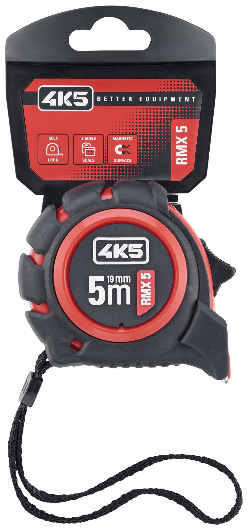 Mètre-ruban 4K5 Tools RMX 5 RollMeter 5m 606.100-5 5 m