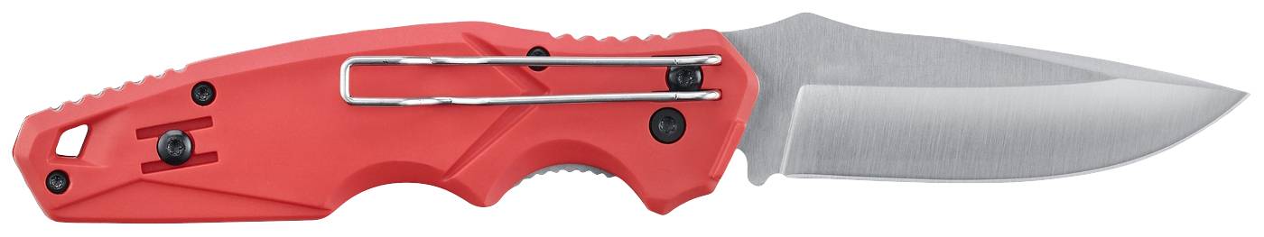 4K5 Tools TK 104 DropPoint Knife 600.104A Couteau pliant avec étui rouge