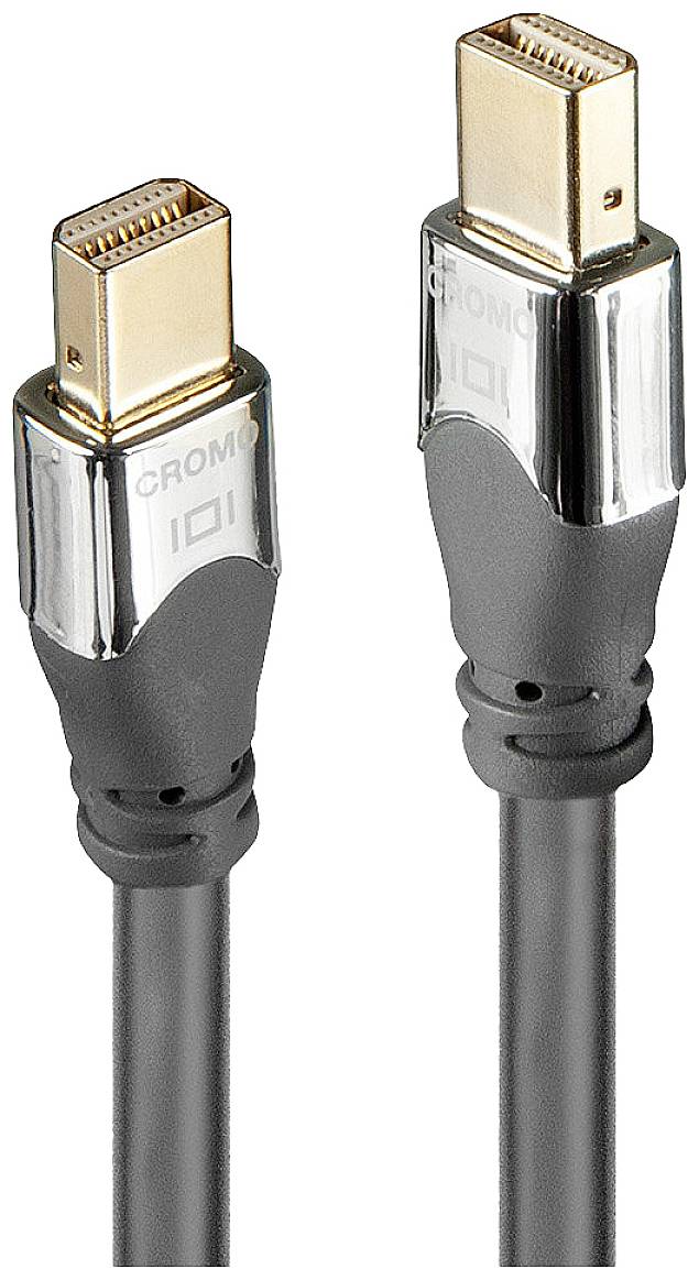 Câble de raccordement LINDY Fiche mâle Mini DisplayPort, Fiche mâle Mini DisplayPort 2.00 m gris 36307 Câble DisplayPort