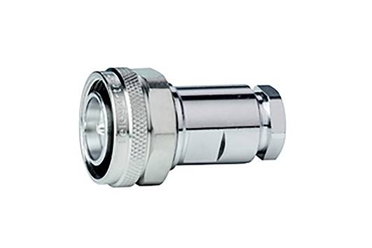 Raccord métallique à surface striée, probablement destiné à des systèmes hydrauliques ou pneumatiques. Design brillant et robuste.