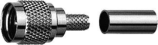 Telegärtner 100024358 100024358 Connecteur UHF miniature mâle, droit 50 Ω