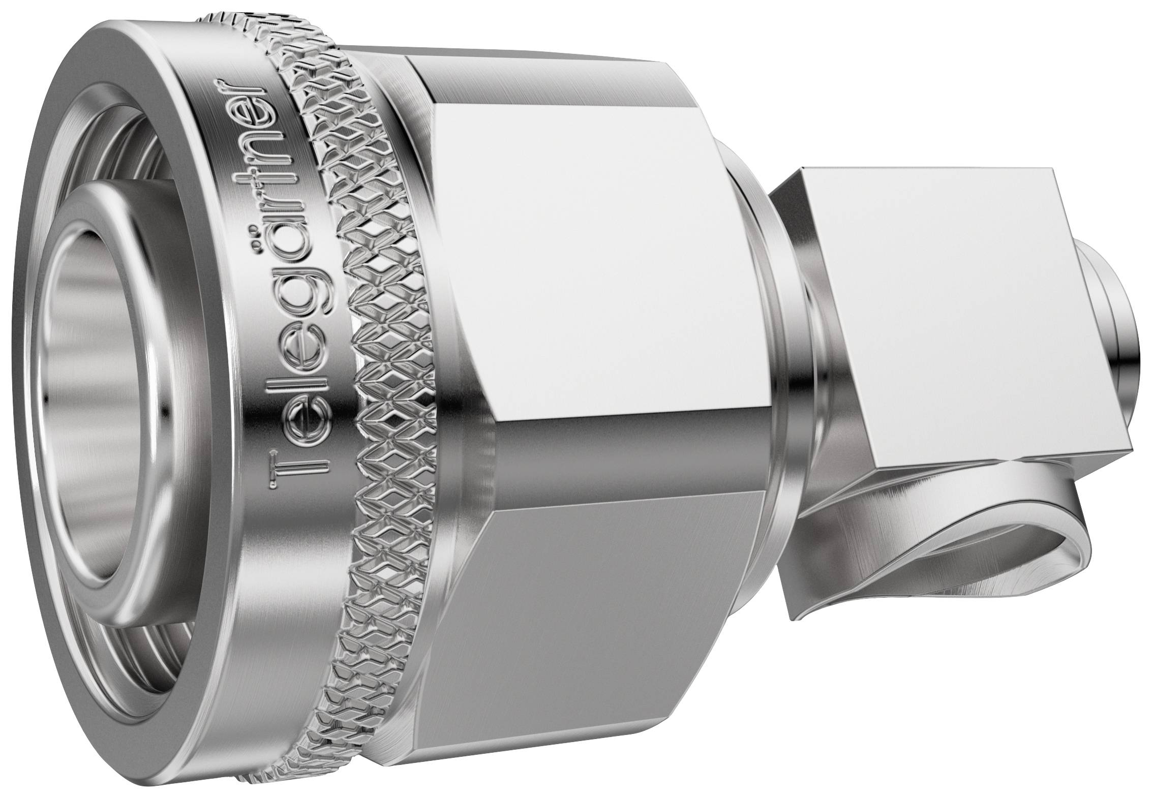 Telegärtner 100025463 100025463 Connecteur 2.2-5 mâle, coudé 50 Ω 1 pc(s)