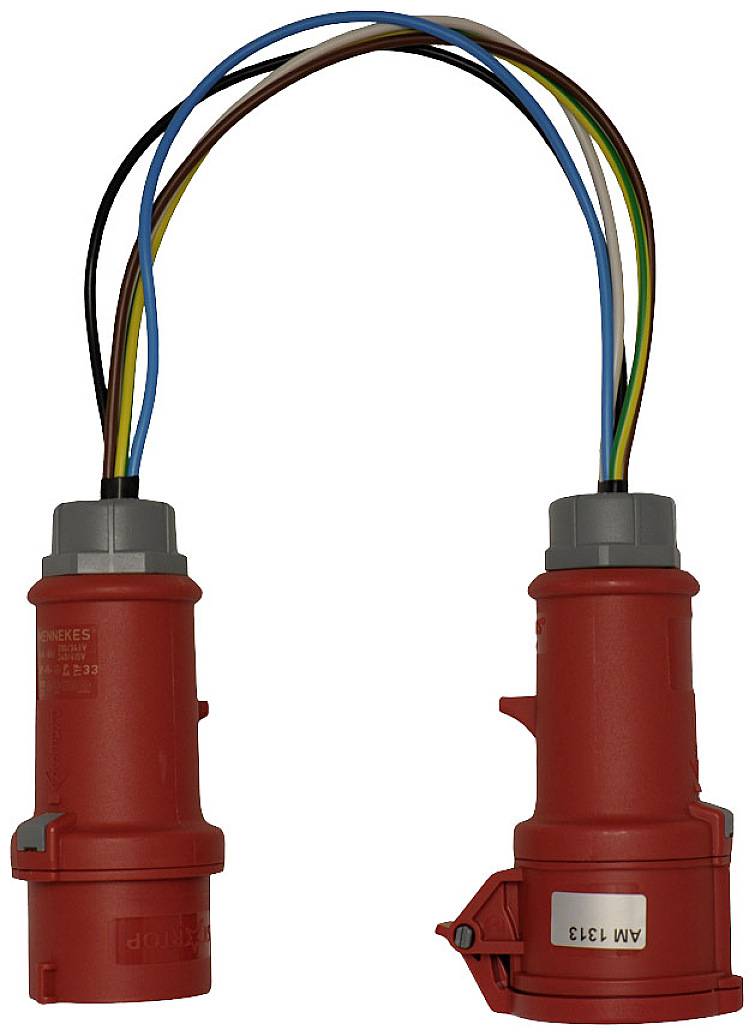 Metrel A 1389 Adaptateur de mesure femelle CEE 16 A 5 pôles - mâle CEE 16 A 5 pôles