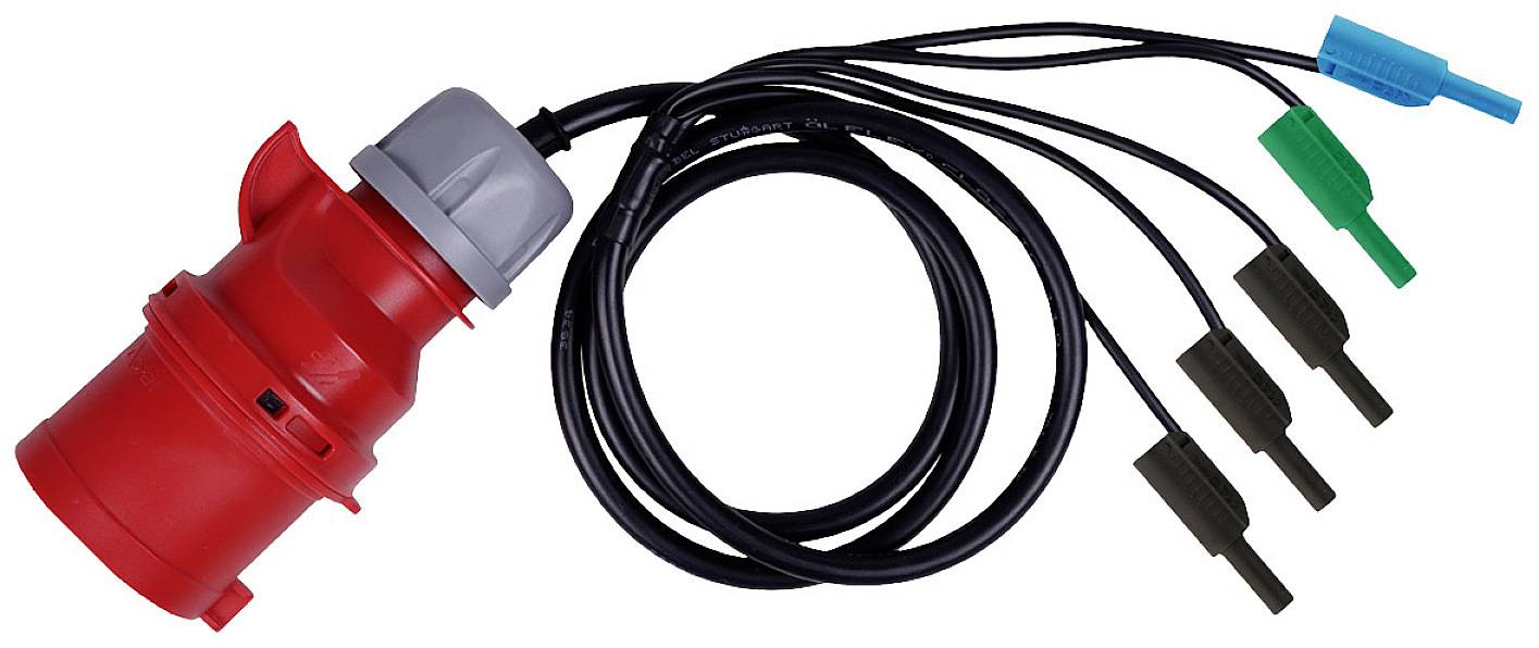 Metrel A 1642 Adaptateur de mesure femelle CEE 32 A 5 pôles - banane mâle 4 mm