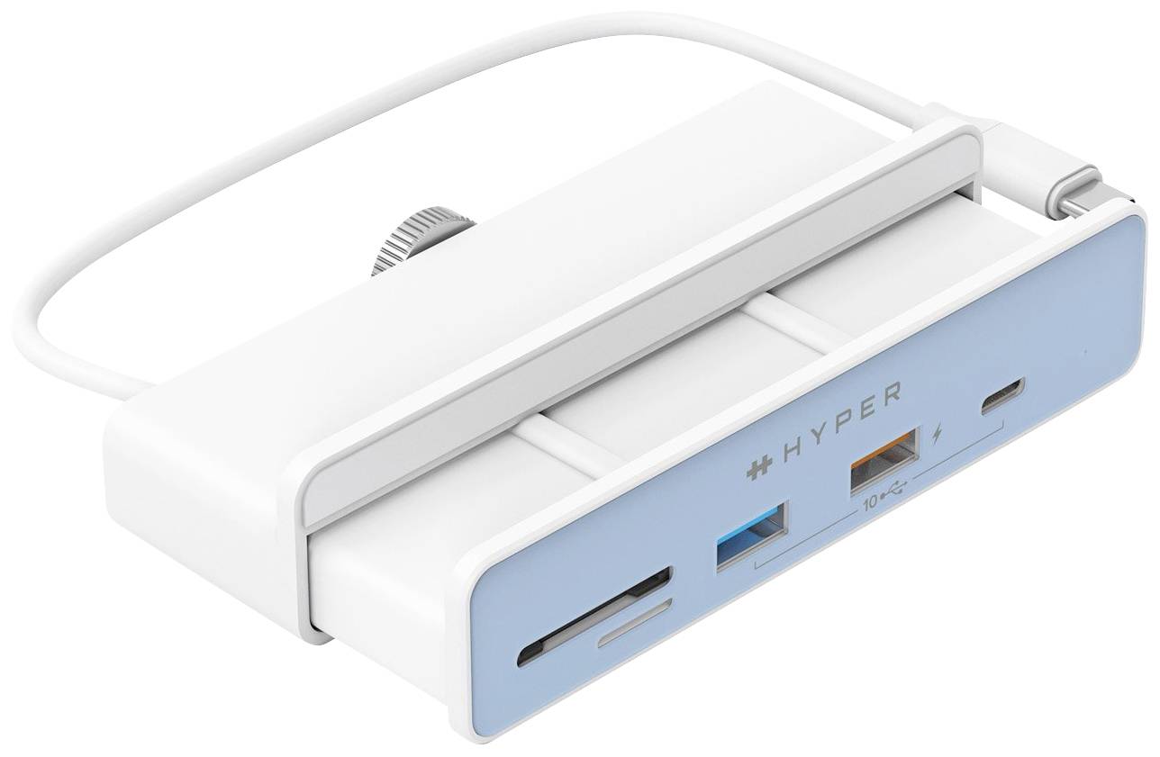 Hub Multiport USB-C® (USB 3.1) HYPER HD34A8 6 ports blanc