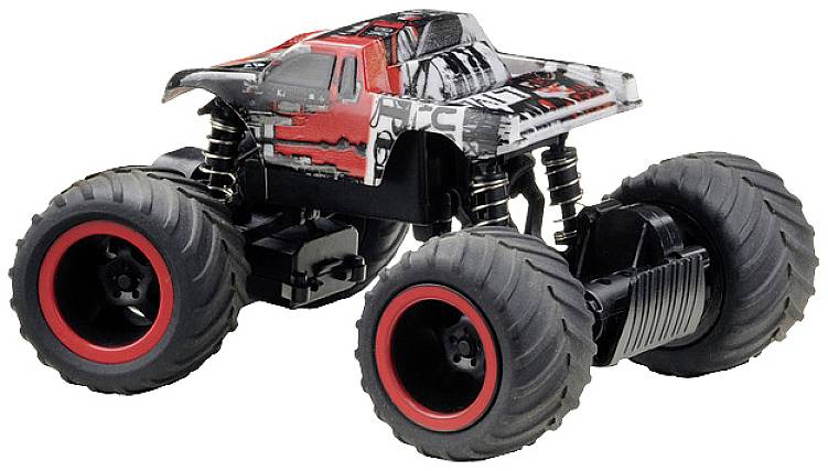 Absima Big Foot blanc 1:32 Auto RC électrique Monstertruck propulsion arrière prêt à fonctionner (RtR) 2,4 GHz avec accu et câble