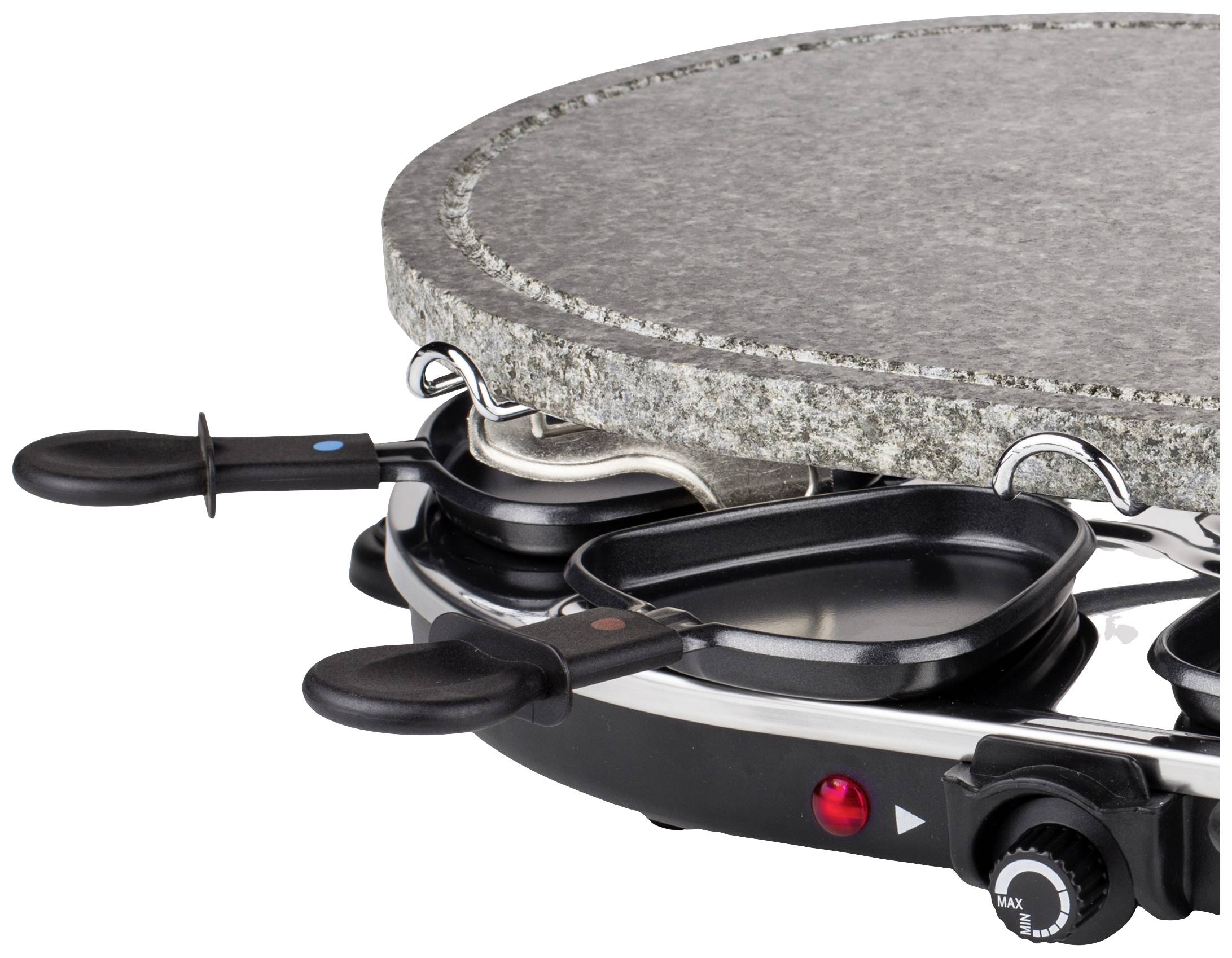 Princess 162720 Appareil à raclette 8 poêlons noir