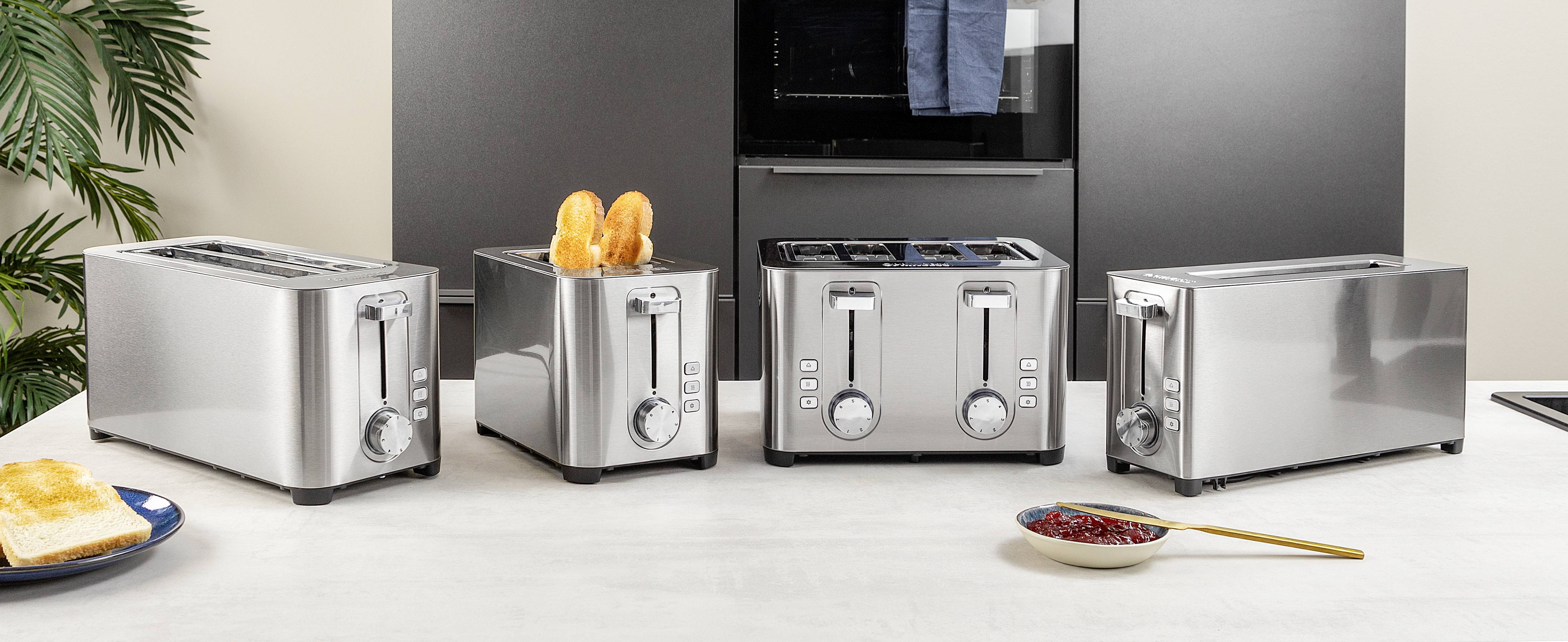 Princess 142400 Grille-pain avec grille spéciale viennoisieries acier inoxydable