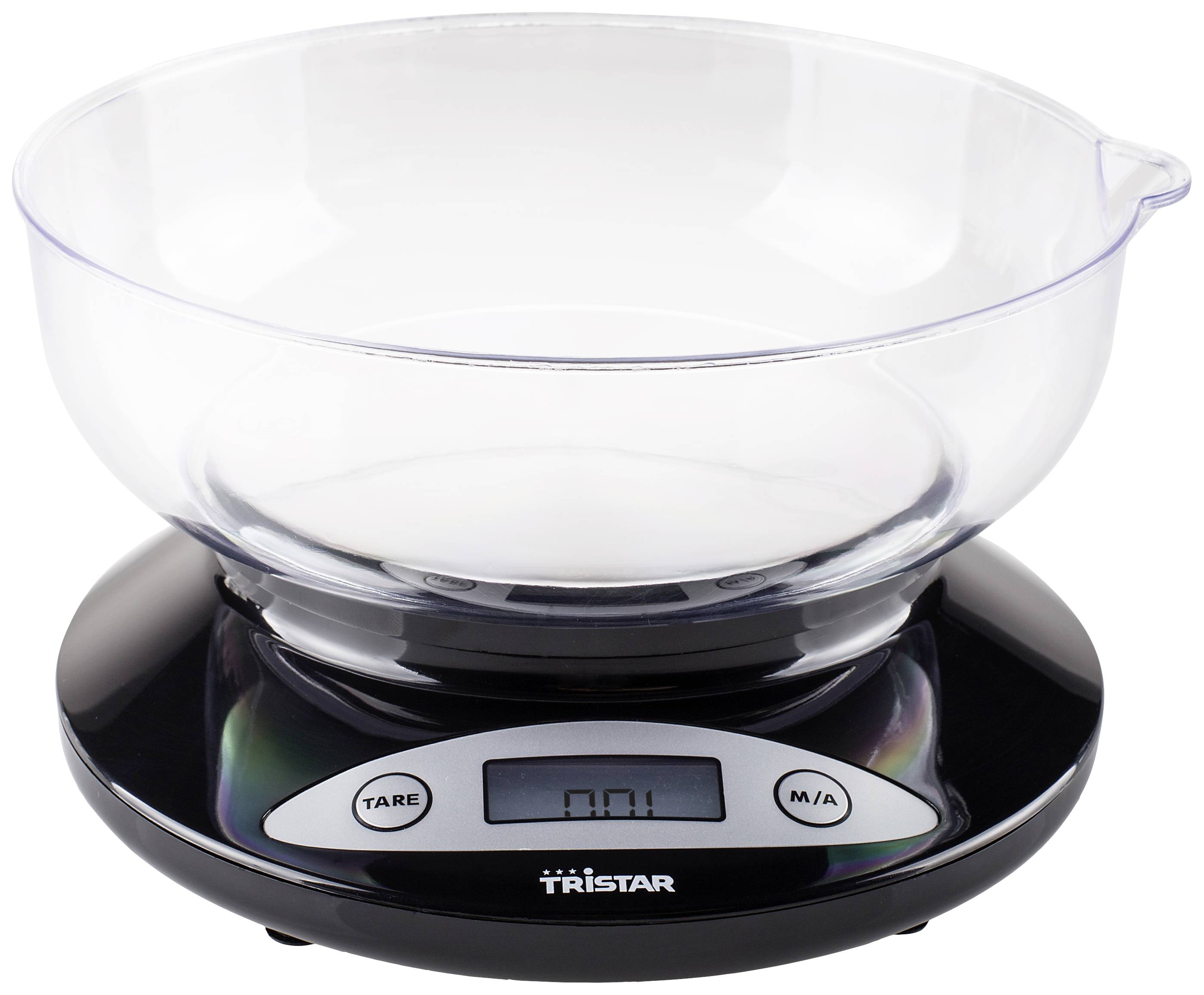 Tristar KW-2430 Balance de cuisine numérique avec récipient de mesure Plage de pesée (max.)=2 kg